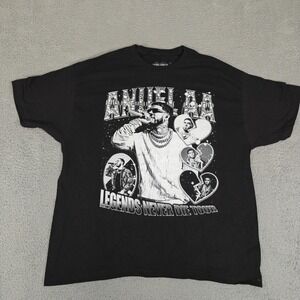 Anuel AA Shirt Mens 2XL Legends Never‎ Die Tour Concert Rap Hip Hop Graphic Tee